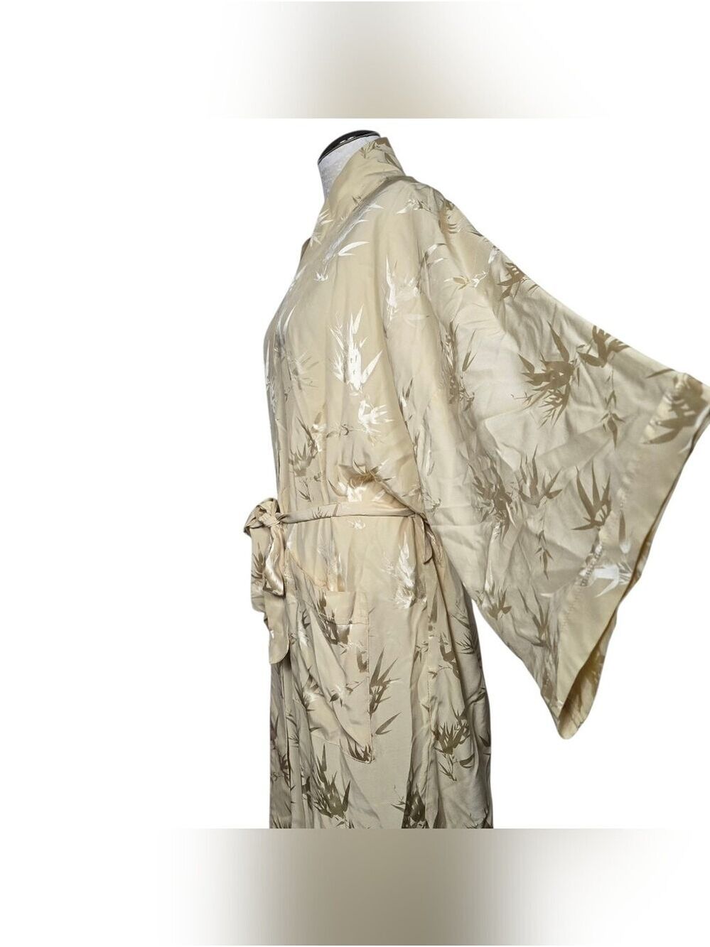 Dreamsacks Silk Gold Robe Matching Belt Size S/M - Picture 4 of 8